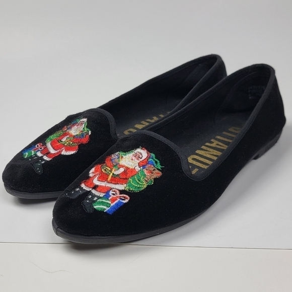 Vintage Gitano Christmas Santa Flats Loafers 7.5 - Picture 5 of 11